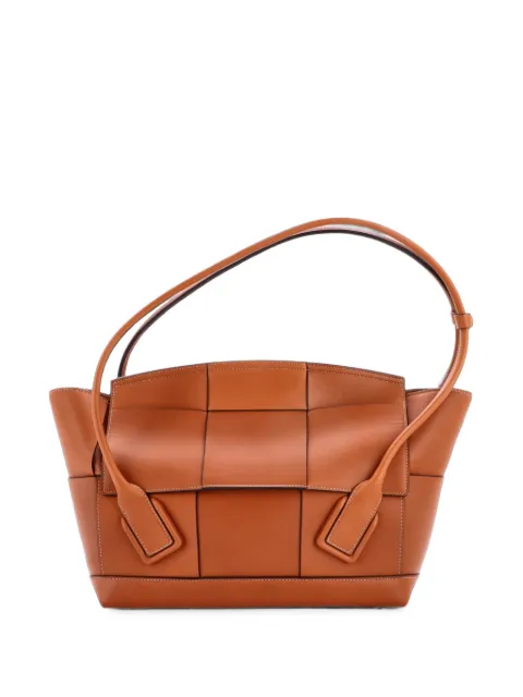 Bottega Veneta Pre-Owned Arco Bag Maxi Intrecciato Leather Medium shoulder bag Brown ICH86NMPXVOVCWPT
