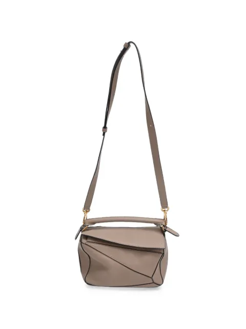 Loewe Pre-Owned 2020s small Puzzle Edge handbag Neutrals RFCPUHKBA762430W