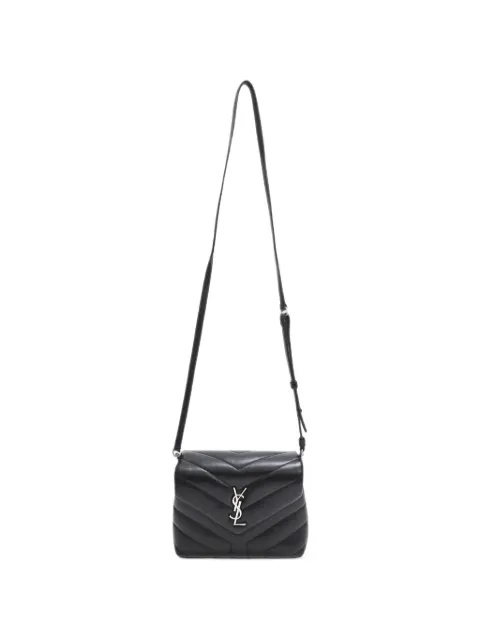 Saint Laurent Pre-Owned 2010s Loulou matelassé crossbody bag Black RFCPUHKBA762427W