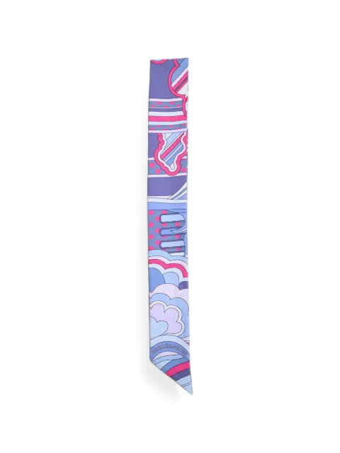 Hermès Pre-Owned Faubourg Rainbow Twill scarf Blue RFCPUHKAC744440W