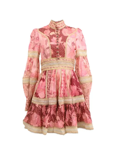 ZIMMERMANN Concert embellished floral-print dress Pink RFCPUHKCL757504W