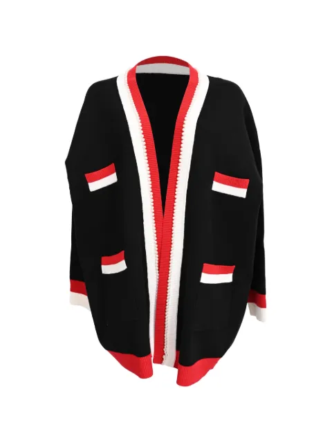 SANDRO 2020s Dave faux-pearl cardigan Black RFCPUHKCL757877W