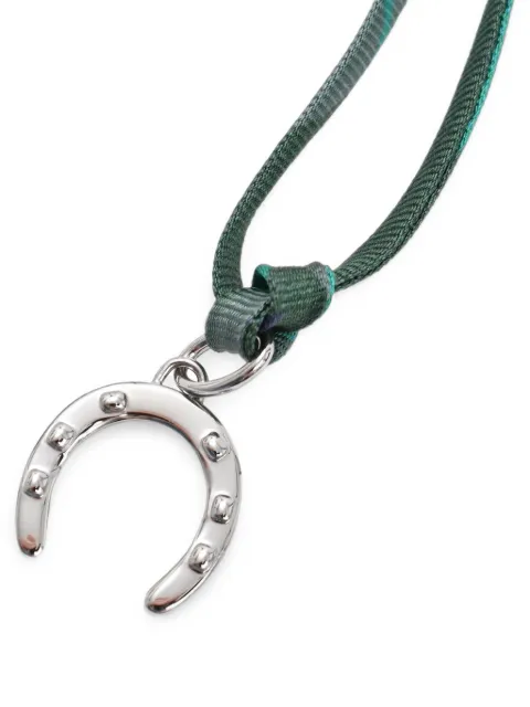 Hermès Pre-Owned Tourbillon Horseshoe pendant necklace Silver RFCPUHKJE693257W