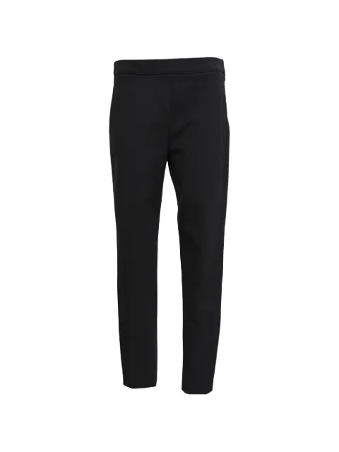 Prada Pre-Owned 2010-2020s ankle-zip trousers Black RFCPUHKCL760079W