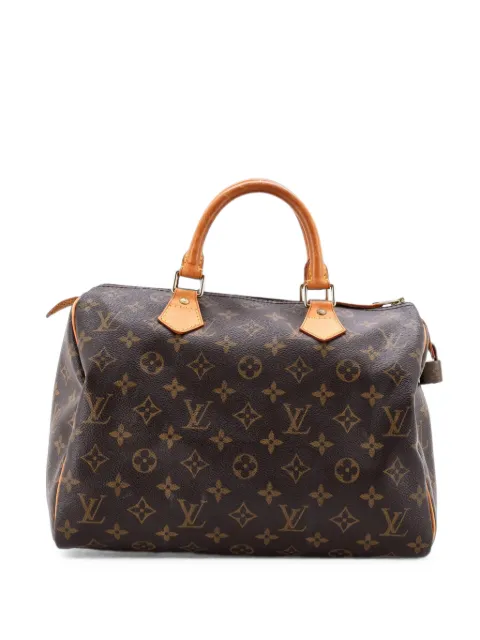 Louis Vuitton Pre-Owned Speedy Handbag Monogram Canvas 30 satchel Brown M76OL9WJ0SGL1O6A