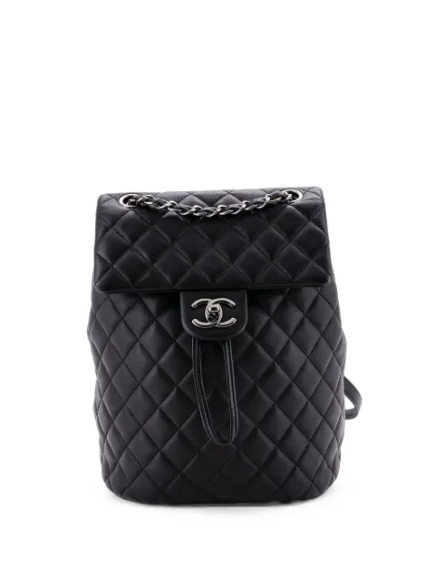 CHANEL Pre-Owned Urban Spirit Quilted Leather Small backpack Black G47UOIVKME400868