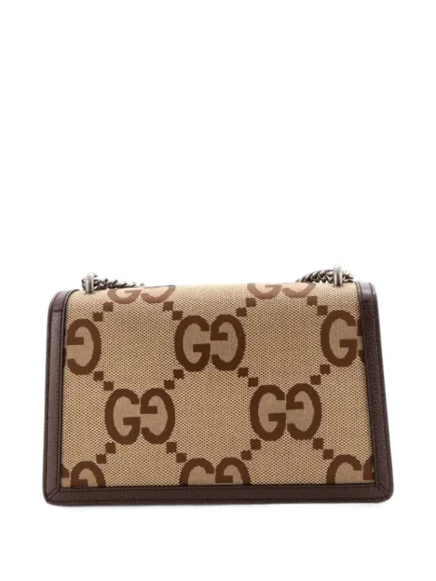 Gucci Pre-Owned Dionysus Bag Jumbo GG Canvas Small shoulder bag Brown IZN2X4MT3NUJ625N