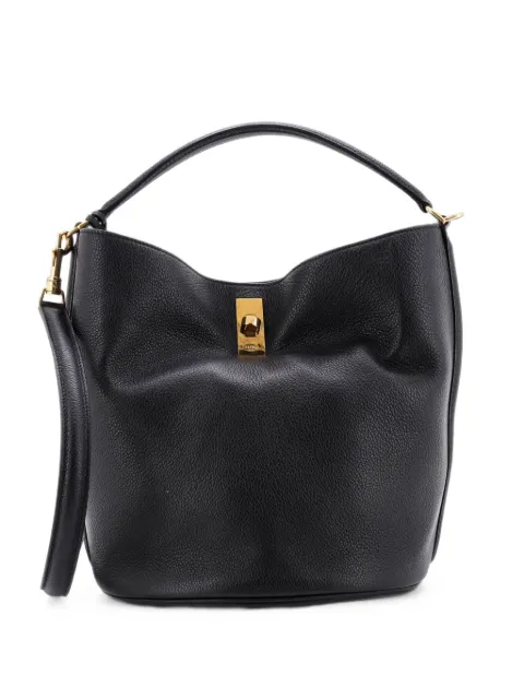Celine Pre-Owned 16 Bag Leather bucket bag Black HQ1ZTGY99QB9VPRA