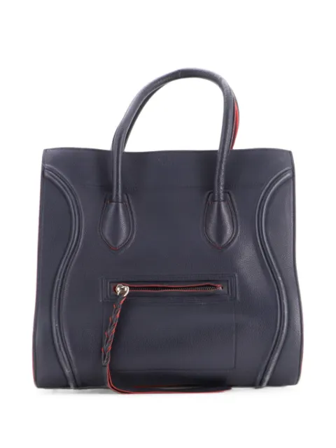 Celine Pre-Owned Phantom Bag Grainy Leather Medium tote bag Blue DAAY8NF2UR8Y1ZTQ