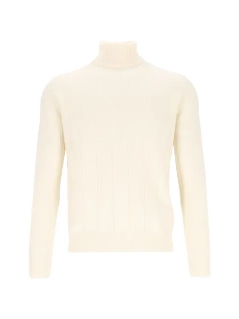 Al Duca D’Aosta 1902 ribbed roll-neck sweater White LG1481