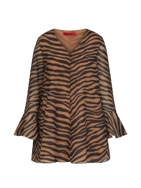 Simon Miller Marion tiger-print mini dress Brown W47533178