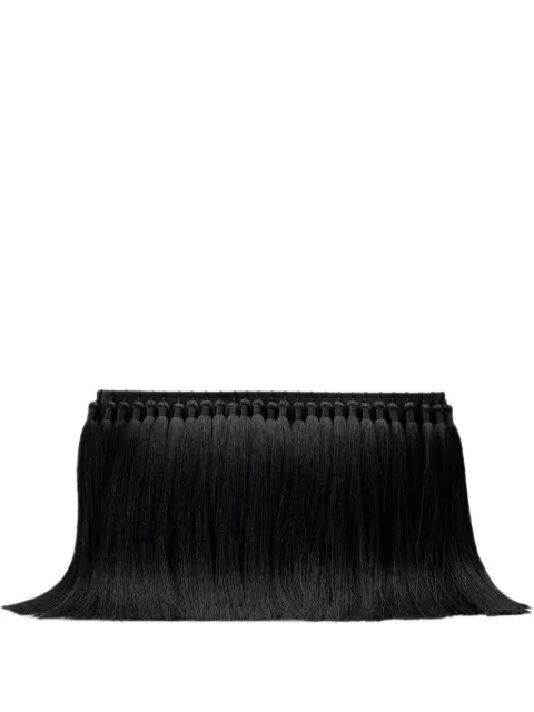 Simon Miller tassel boxy clutch bag Black S10789306