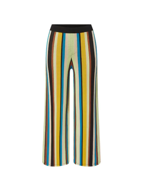 Simon Miller Jabber stripe-knit trousers Yellow W70616079