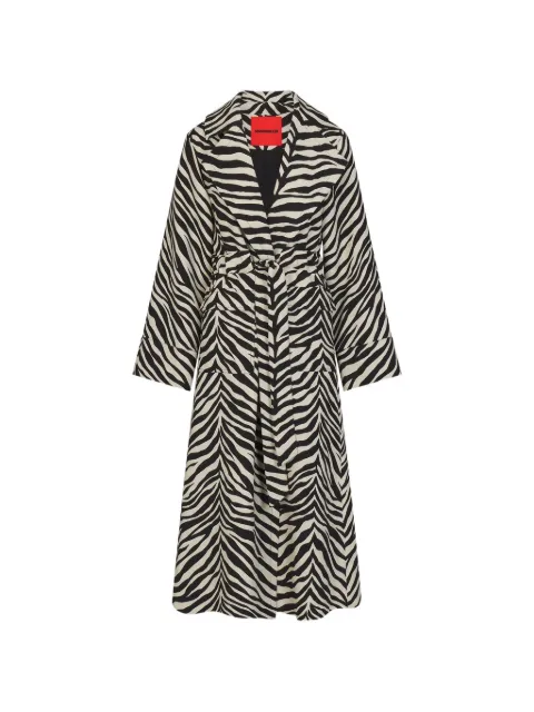 Simon Miller Djinn zebra-print coat White W8553172