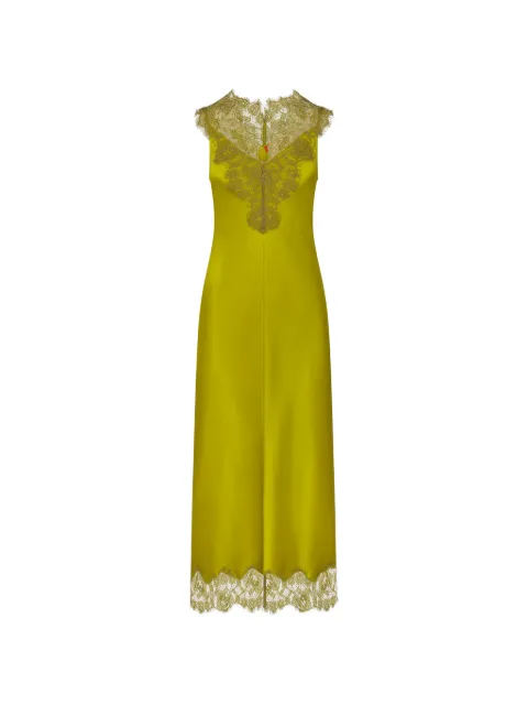 Simon Miller Bea lace-trimmed midi dress Yellow W47253277