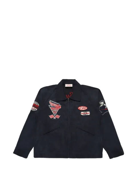 Samuel Zelig Service zip shirt jacket Blue SVCFW267TW