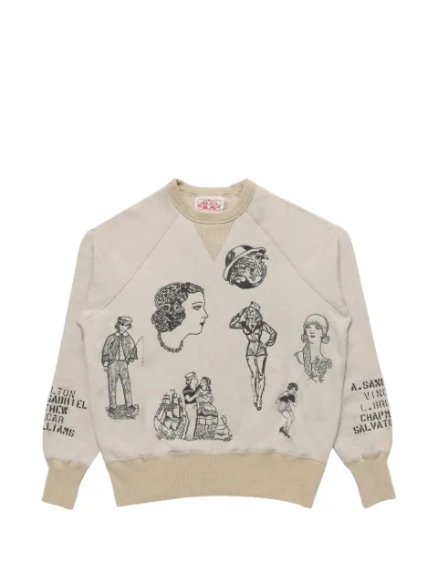 Samuel Zelig Duffle graphic-print sweatshirt Grey DFLFW2610FT