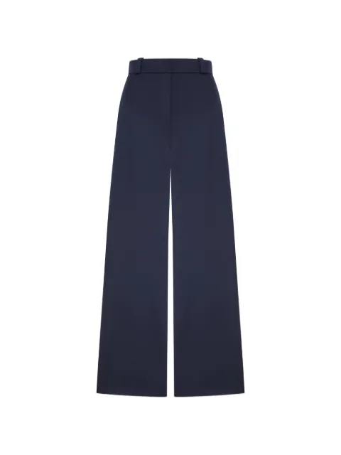 Giorgio Armani high-waisted wool trousers Blue GW003478TE10936