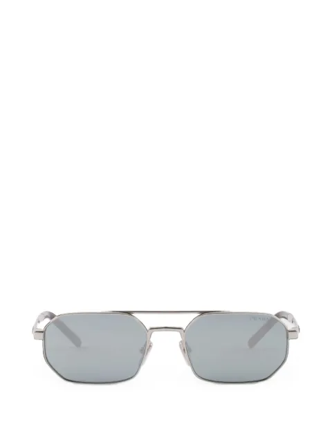 Prada Eyewear sunglasses with logo Silver SPRD53C055E1BC