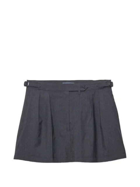 Prada light mohair miniskirt Grey P184ISOOO17LK