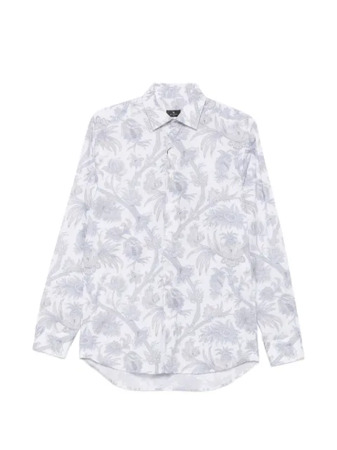 ETRO floral-print long-sleeve shirt White MRIB000199SAE1M
