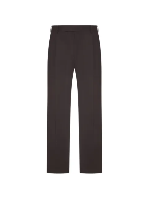 PT Torino pressed-crease wool trousers Black COAFX5ZA0FWDMA37