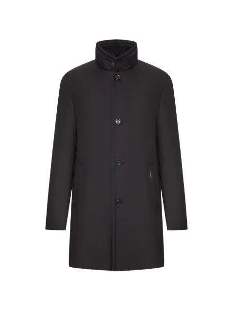 Moorer Bond-Wi button-fastening high-neck coat Black MOUGI100130TEPAT79