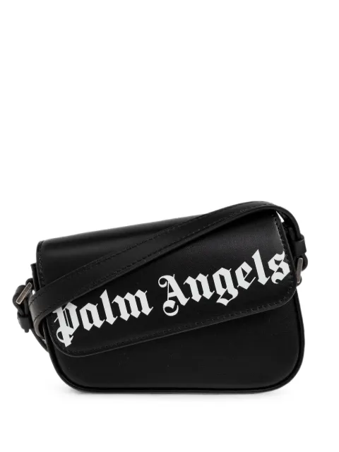 Palm Angels Crash leather mini bag Black PAWNN002LT001