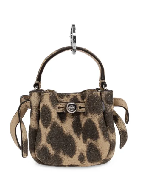 Tory Burch Romy animal-print bag keychain Neutrals 1860770