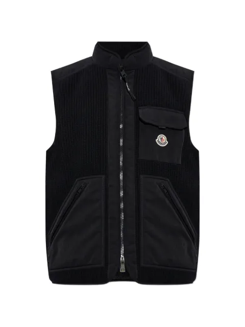 Moncler Lenevra panelled gilet Black L20911A0012189B8C