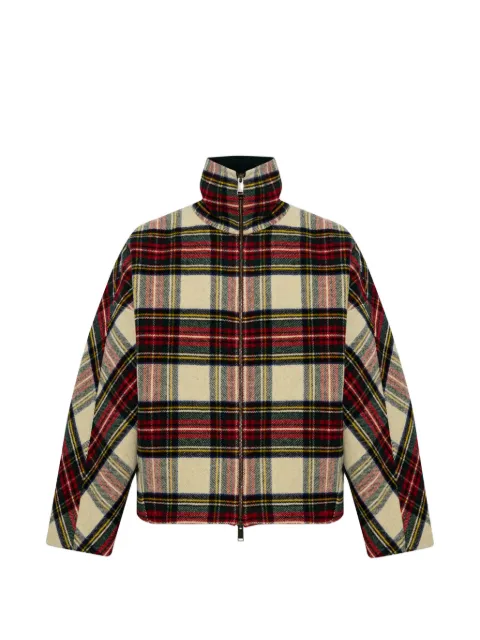 DARKPARK Aj tartan wool jacket Red WJA36FAW80