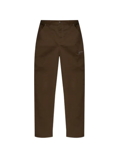 Moncler logo-patch trousers Green L20912A00030598R1