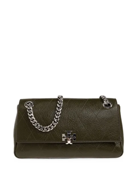 Tory Burch small Charlie quilted shoulder bag Green 185829
