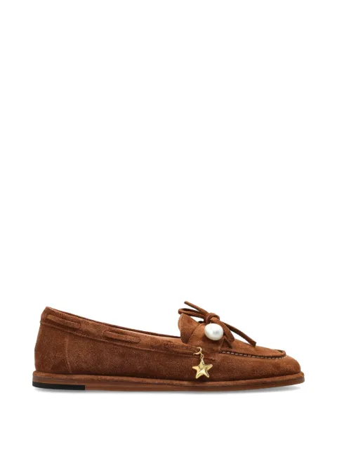 AGL Charmy Charms round-toe loafers Brown D834107PDFERGU