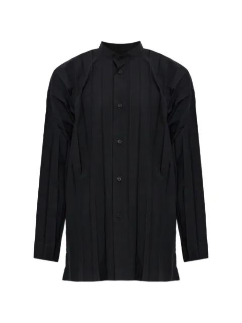 Homme Plissé Issey Miyake Edge pleated shirt Black HP68FJ301