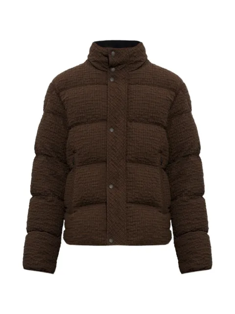 Moncler Oronte check-pattern jacket Brown L20911A00247599RJ