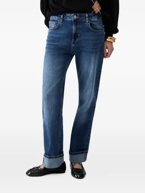 LIU JO straight jeans with cuffs Blue UF6225D0360