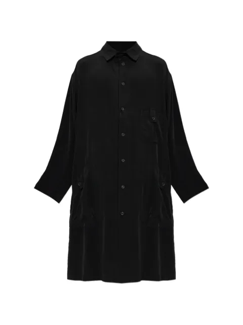 Yohji Yamamoto oversize button-down shirt Black HWB02500