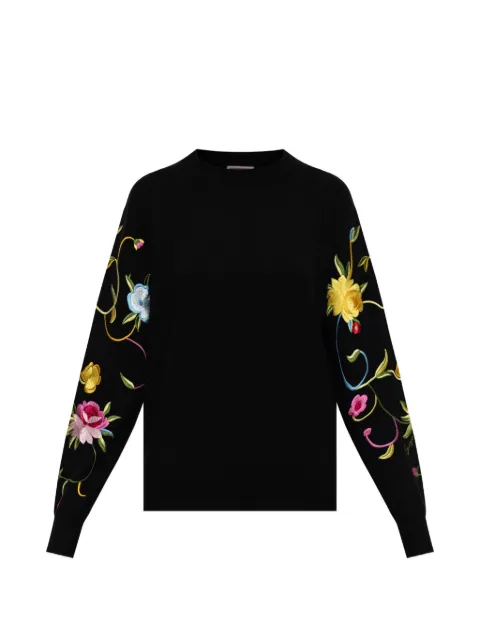 Kenzo Wildflower wool jumper Black FG62PU7523FK