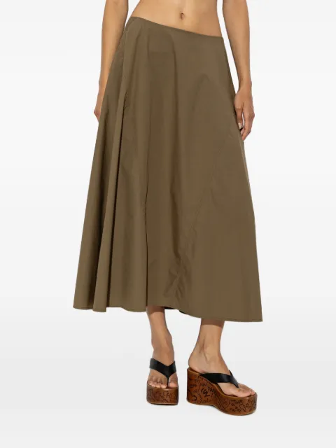 Tory Burch cotton poplin skirt Green 1807770