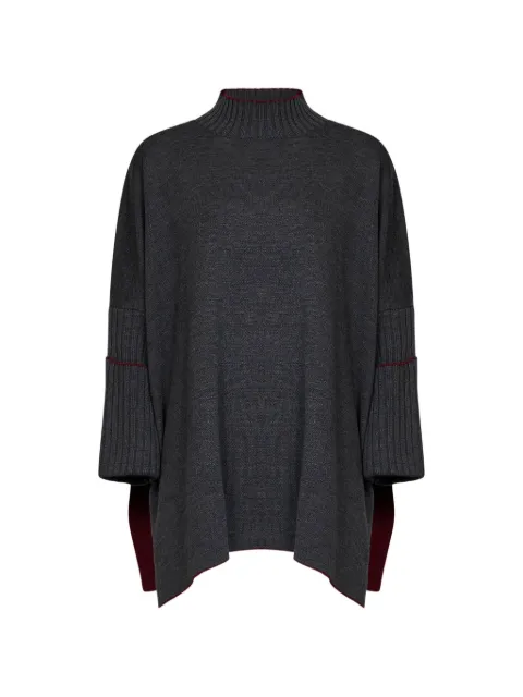 Herno ribbed funnel-neck sweater Grey ML000069D70070