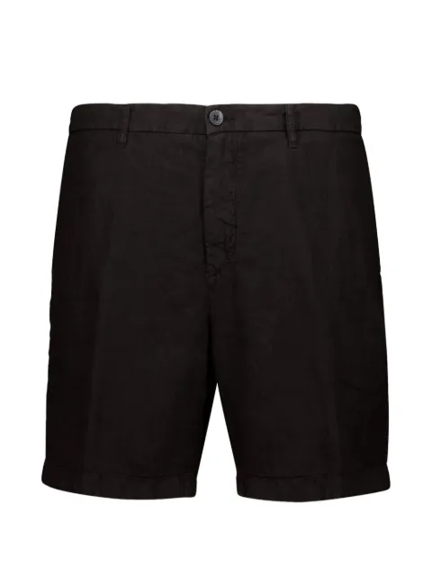 120% Lino button-fastening shorts Black Y0M20520000253000