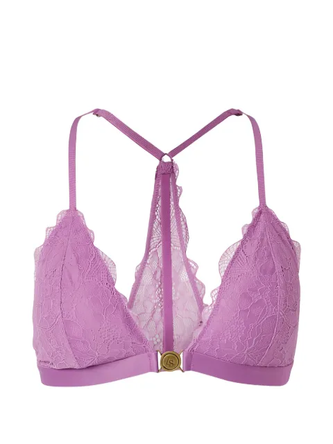 Love Stories lace-trim racerback bra Purple L2241017500