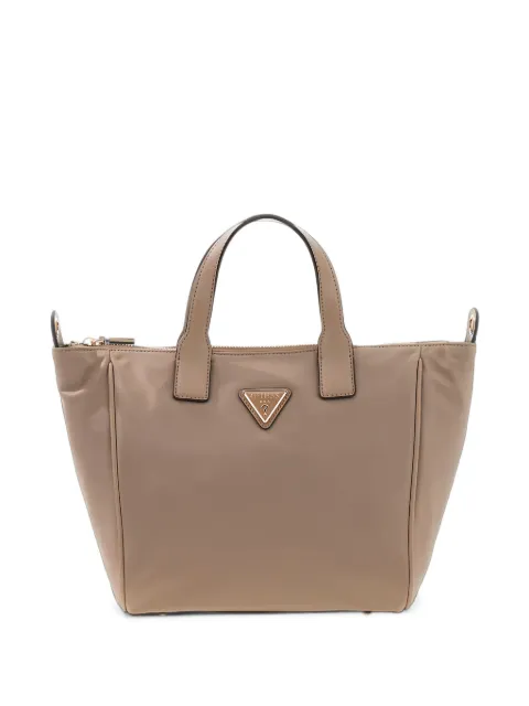 GUESS USA Follie logo-plaque tote bag Neutrals TWNN9676019