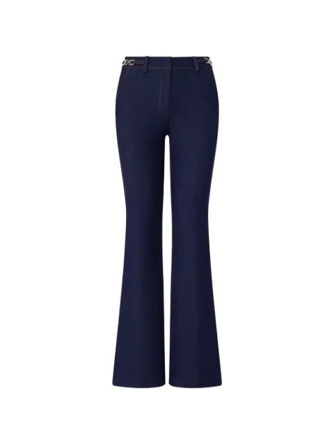 LIU JO bootcut jeans with chain detail Blue UF6080D0368