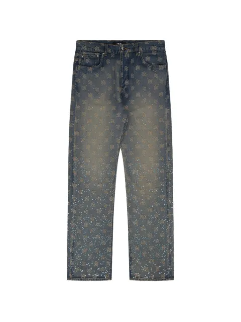 AMIRI Crystal Burst MA Paisley jeans Blue AMDNGH1035406