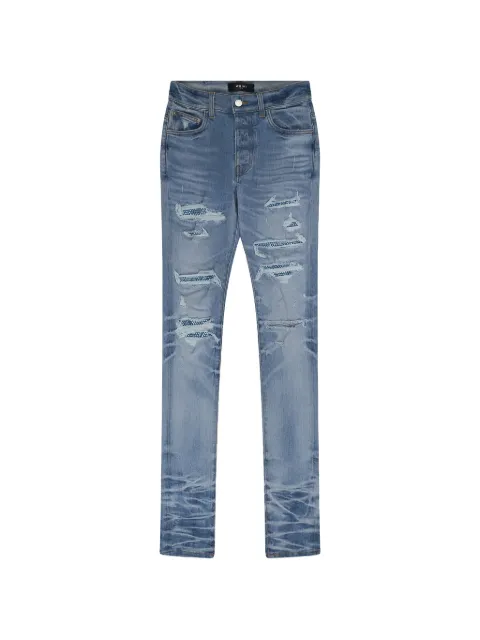 AMIRI Crystal Thrasher jeans Blue PF23MDS016FADEDINDIGO