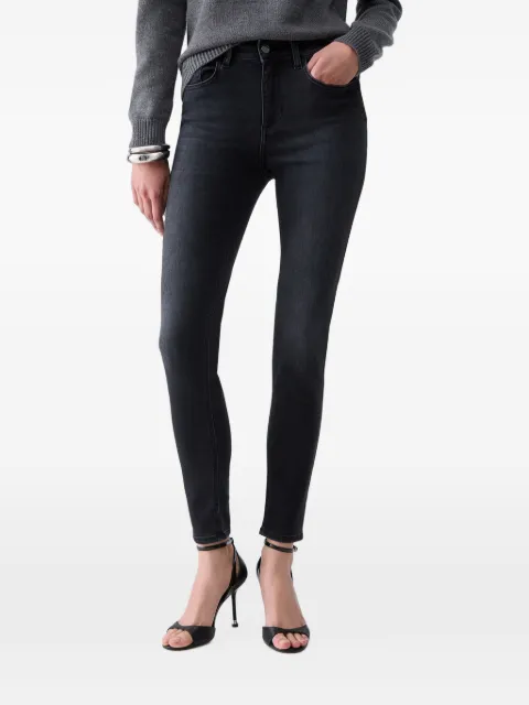 LIU JO skinny jeans with embellishments Black UF6013D0305