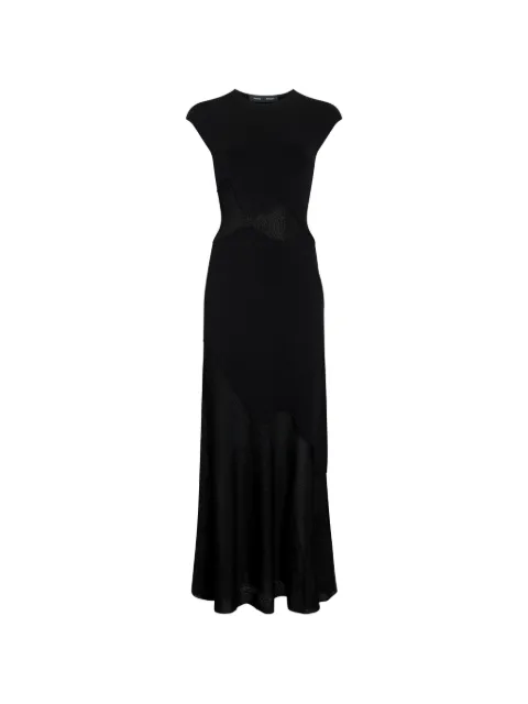 Proenza Schouler Maissa dress in compact stretch viscose Black R2647419KY439