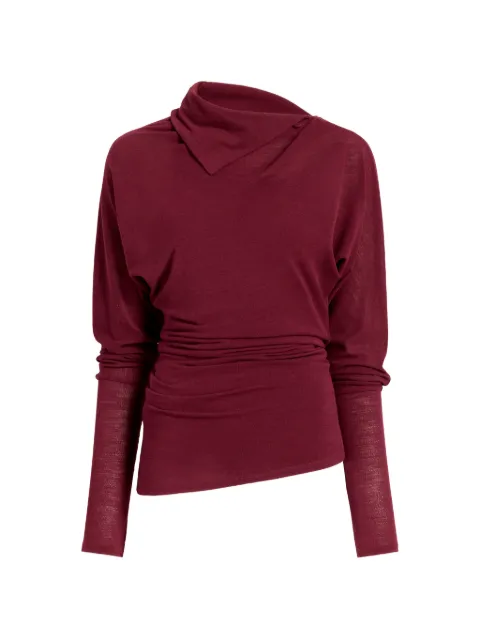 Proenza Schouler Golda top in gauzy jersey Red R2644015JY108S